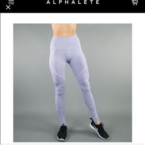 Sold out Lilac Alphalete leggings